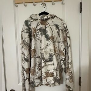 Hollister Cream Camo Hoodie